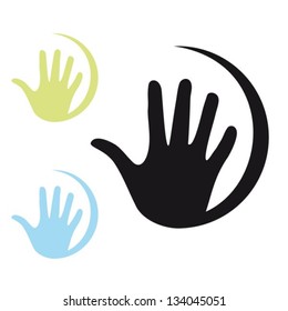Hand.Vector. EPS-10 (non transparent elements, non gradient)