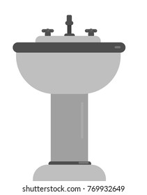 Handwash bathroom isolated vector illustration