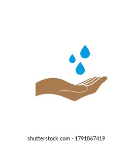 Handwash icon design template vector isolated