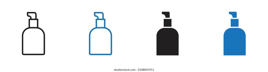 Handwash icon Vector set outline