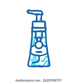 handwashing hygiene doodle icon sketch vector. handwashing hygiene sign. isolated symbol illustration