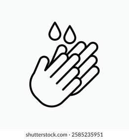 Handwashing icon. simple vector icon