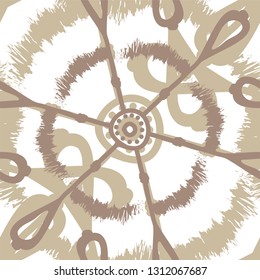 Handwheel in abstract pattern, paint, simple, seamless vector background.