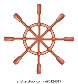 Handwheel icon. Cartoon illustration of handwheel vector icon for web design