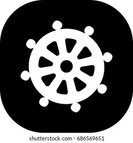 Handwheel icon ,sign design