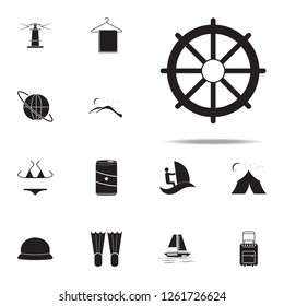 handwheel icon. summer pleasure icons universal set for web and mobile