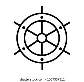 handwheel ship icon