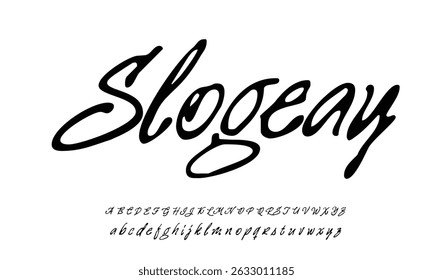 handwrite font Calligraphy Logotype Script Brush Font Type Font lettering handwritten 