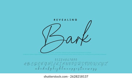 Handwrite signature font Calligraphy Logotype Script Brush Font Type Font lettering handwritten