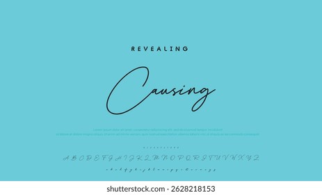 Handwrite signature font Calligraphy Logotype Script Brush Font Type Font lettering handwritten