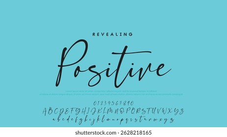 Handwrite signature font Calligraphy Logotype Script Brush Font Type Font lettering handwritten