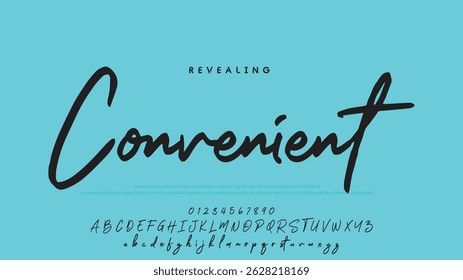 Handwrite signature font Calligraphy Logotype Script Brush Font Type Font lettering handwritten