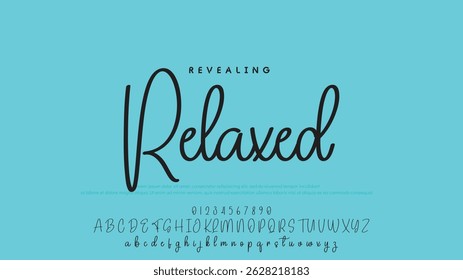 Handwrite signature font Calligraphy Logotype Script Brush Font Type Font lettering handwritten