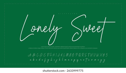 handwrite signature font Calligraphy Logotype Script Brush Font Type Font lettering handwritten 