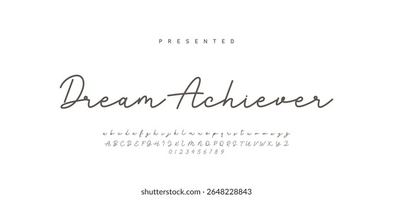 handwrite signature font Calligraphy Logotype Script Brush Font Type Font lettering handwritten