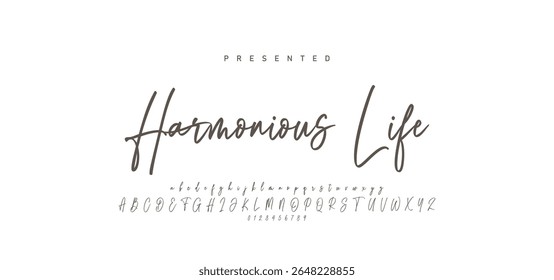 handwrite signature font Calligraphy Logotype Script Brush Font Type Font lettering handwritten