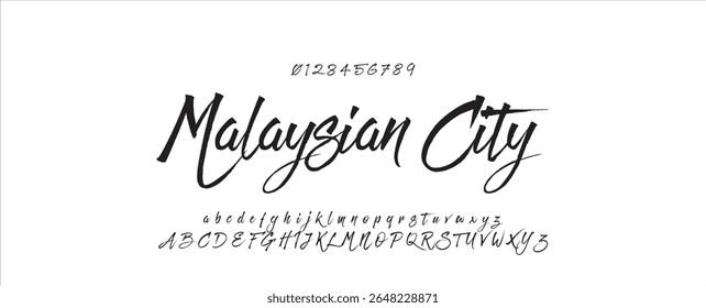 handwrite signature font Caligrafía Logotipo Script Pincel Tipo de fuente Letras de fuentes manuscritas