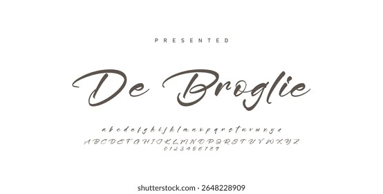 handwrite signature font Caligrafía Logotipo Script Pincel Tipo de fuente Letras de fuentes manuscritas