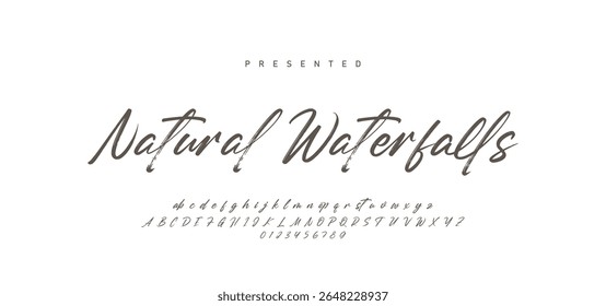 handwrite signature font Calligraphy Logotype Script Brush Font Type Font lettering handwritten