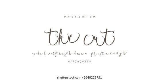 handwrite signature font Calligraphy Logotype Script Brush Font Type Font lettering handwritten