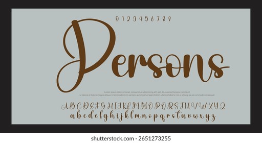 handwrite signature font Calligraphy Logotype Script Brush Font Type Font lettering handwritten 