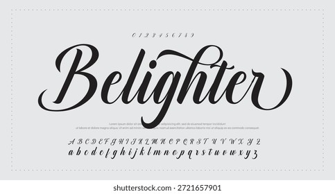 handwrite signature font Caligrafía Logotipo Script Pincel Tipo de fuente Letras de fuentes manuscritas 