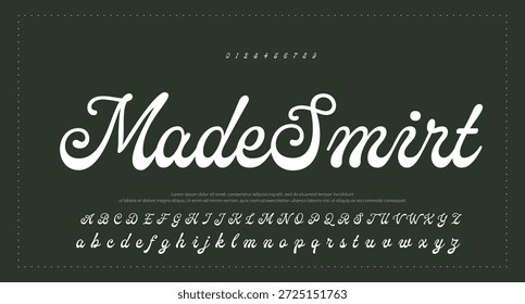 handwrite signature font Caligrafía Logotipo Script Pincel Tipo de fuente Letras de fuentes manuscritas 
