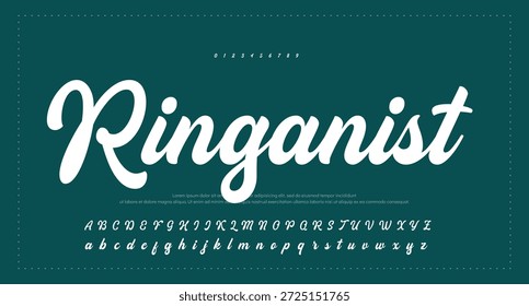 handwrite signature font Caligrafía Logotipo Script Pincel Tipo de fuente Letras de fuentes manuscritas 