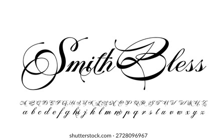  handwrite signature font Caligrafía Logotipo Script Pincel Tipo de fuente Letras de fuentes manuscritas 