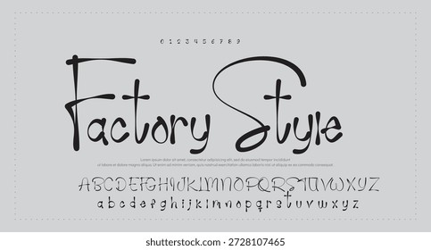 
handwrite signature font Caligrafía Logotipo Script Pincel Tipo de fuente Letras de fuentes manuscritas 