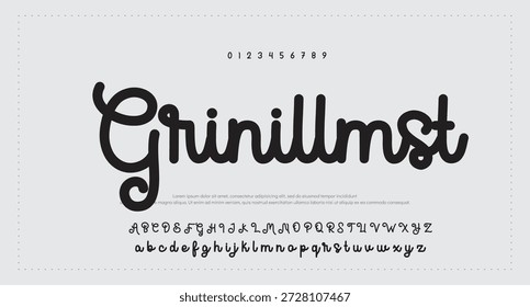 
handschriftliche Signatur Calligraphy Logotype Script Brush Font Type Schriftart handgeschriebene Schrift 