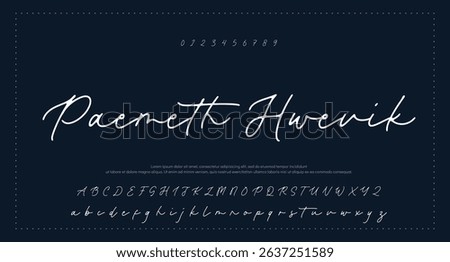  handwrite signature font Calligraphy Logotype Script Brush Font Type Font lettering handwritten 