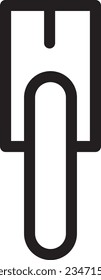 Handwrite Tool Write Outline Icon