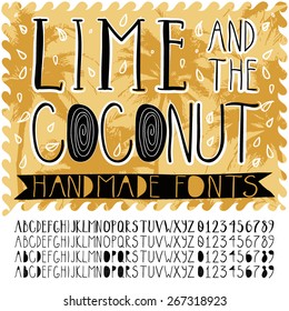 Handwriting Alphabets. Vector Hand Drawn Fonts