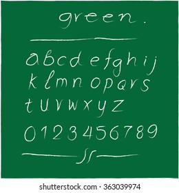 Handwriting Alphabets. Vector Hand Drawn Fonts