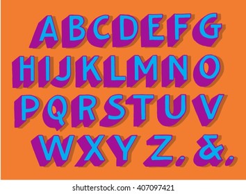 Handwriting Alphabets. Vector Hand Drawn Fonts