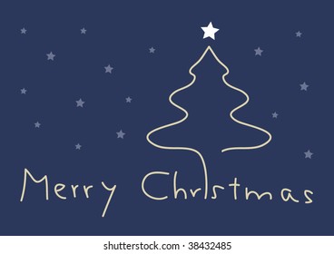 Handwriting and Christmas Tree