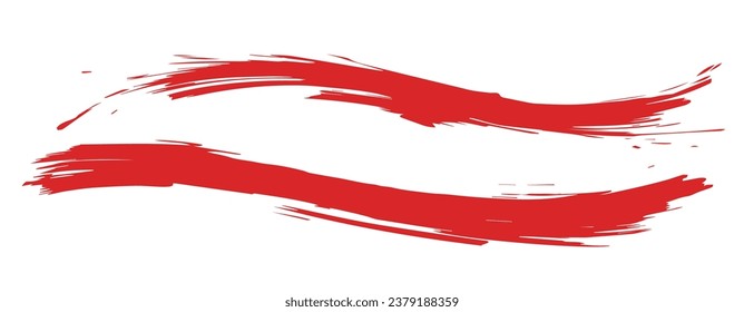Handwriting design material. brush stroke