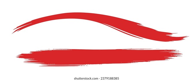 Material de diseño de escritura a mano. pincel