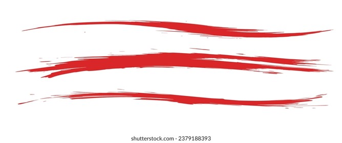 Handwriting design material. brush stroke