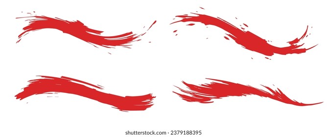 Handwriting design material. brush stroke