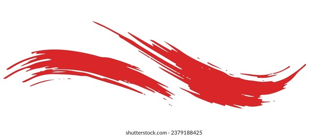 Handwriting design material. brush stroke