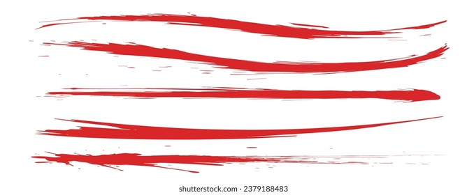 Material de diseño de escritura a mano. pincel