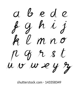 handwriting font set for use