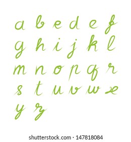 handwriting font set for use