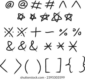 Orígenes de diseño gráfico de escritura a mano. vector de escritura a mano.