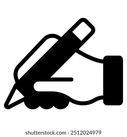 Handwriting icon for web, app, infographic, etc