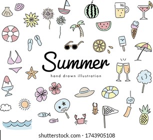32 178件の 夏 手書き のイラスト素材 画像 ベクター画像 Shutterstock