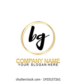 Initiallogo-Design-Brief für Handschrift BG