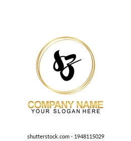 Initiallogo-Design-Brief für Handschrift SZ